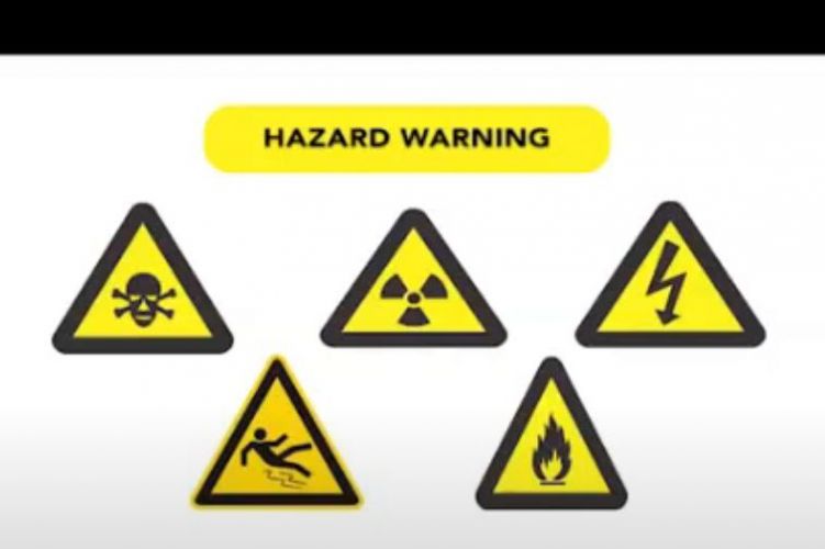 HARZARD WARNING SIGNS